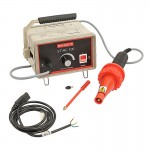 Buckleys test equipment: - plastic welding
